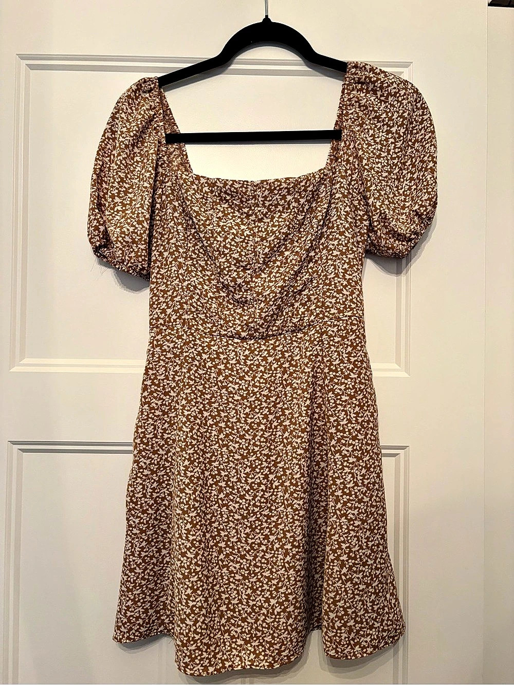 Abercrombie Corset Seamed Mini Dress